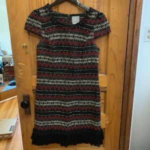 Anthropologie ruffle dress